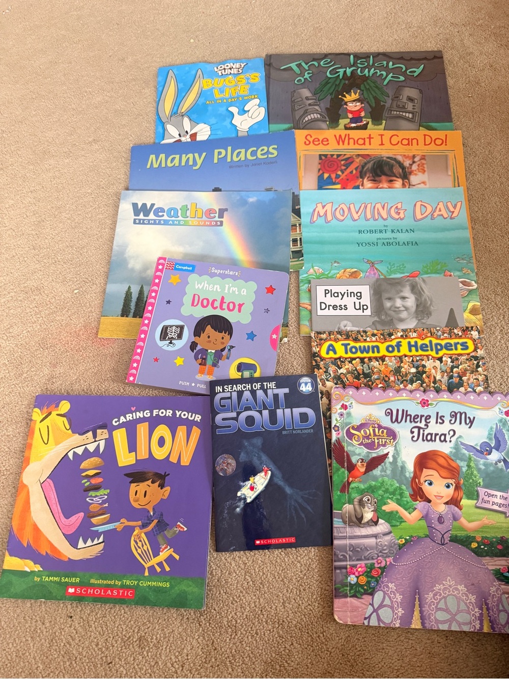 Assorted Kids Picture Books - Colorful Mixed Pack (Multi-Color)
